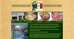 Desktop Screenshot of eltapatio103rd.com